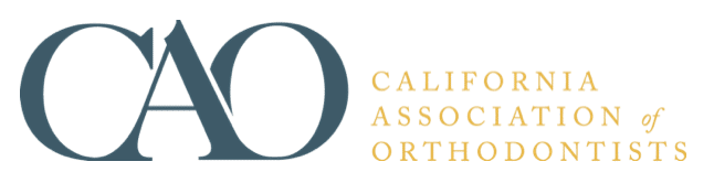 The california association of orthodonists logo.